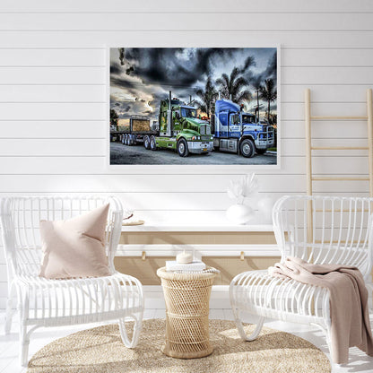 Agricultural Truck - Full Round Drill Diamond Painting 50*40CM