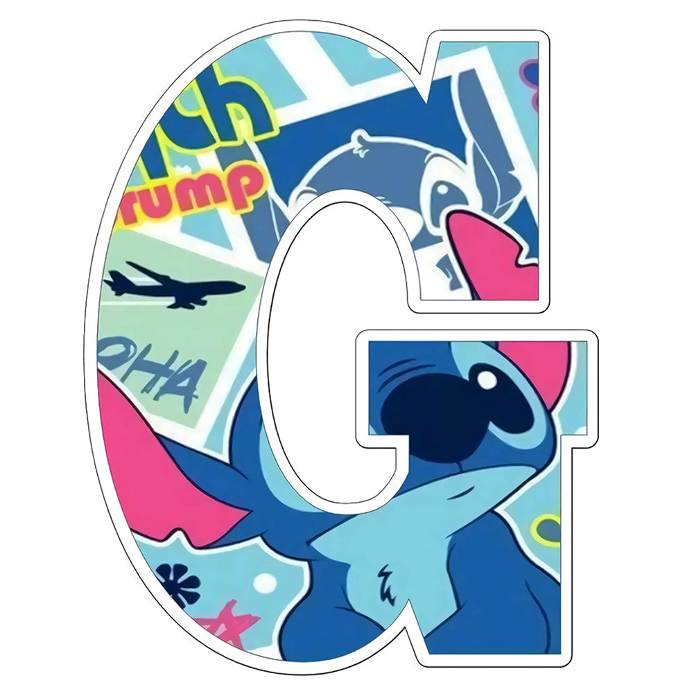 Stitch Letter G - Full Round Drill Diamond Painting 30*30CM