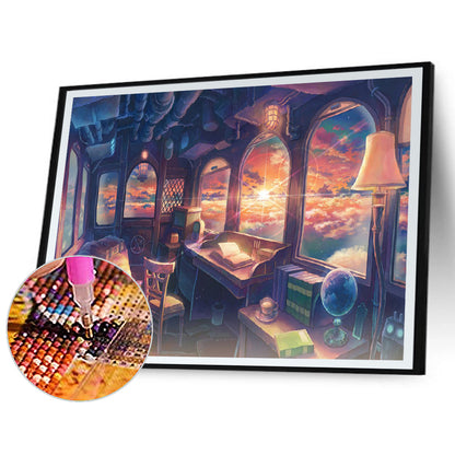 Comfortable Room - Full Round Drill Diamond Painting 40*30CM