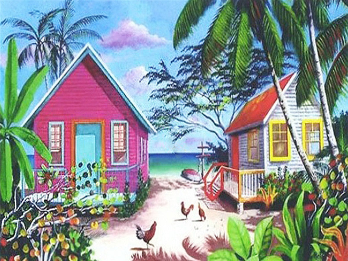 House Scenery - Full Square Drill Diamond Painting 40*30CM