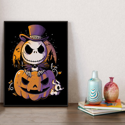 Skull Jack - Full Round Drill Diamond Painting 30*40CM