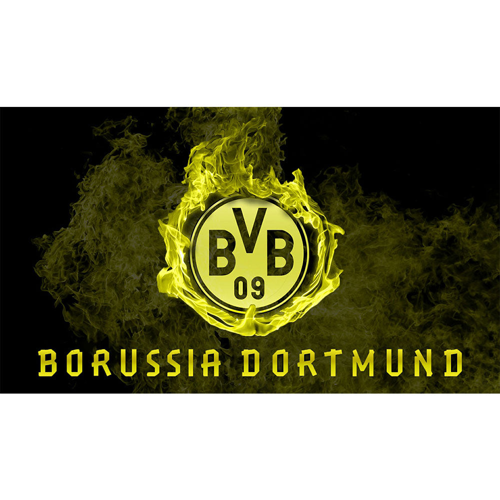 Dortmund Football Club Logo - Full Round Drill Diamond Painting 70*40CM