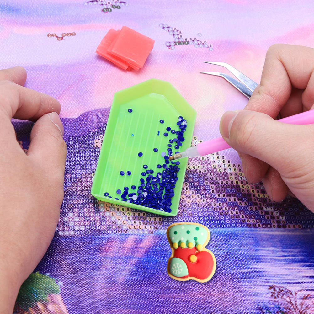 Christmas Cross Stitch Locator Multifunctional Plastic for Art Craft Accessories