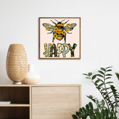 Bee - Special Shaped Drill Diamond Painting 30*30CM