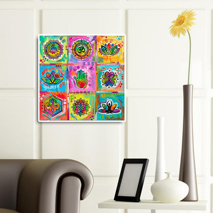 Meditation Puzzle - Full Square Drill Diamond Painting 40*40CM