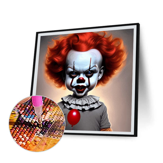 Clown - Full Square Drill Diamond Painting 30*30CM