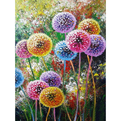 Dandelion - Full Round Drill Diamond Painting 40*50CM