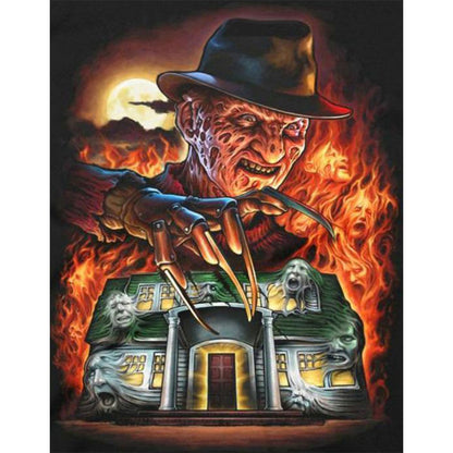 Freddie Kruger - Full Round Drill Diamond Painting 40*50CM