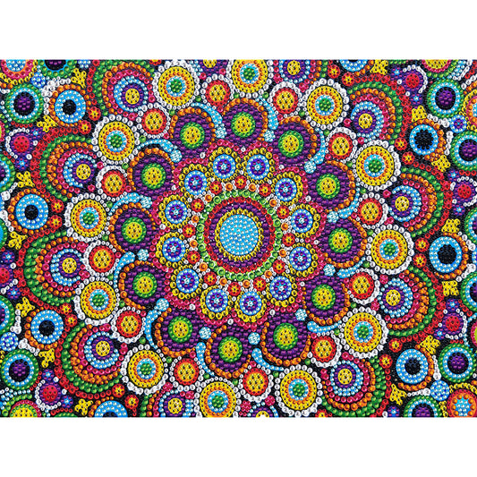 Mandala Pattern - Crystal Drill Diamond painting 40*30CM