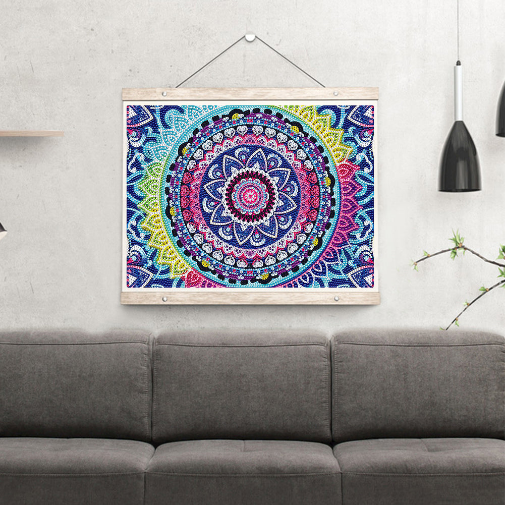Mandala Pattern - Crystal Drill Diamond painting 40*30CM