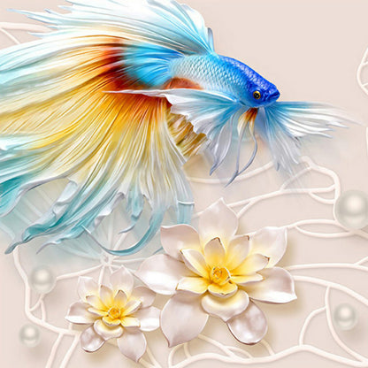 Koi - Full Round Drill Diamond Painting 40*40CM