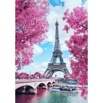 Eiffel Tower - Full Square Drill Diamond Painting 30*40CM
