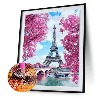 Eiffel Tower - Full Square Drill Diamond Painting 30*40CM