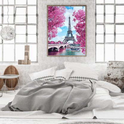 Eiffel Tower - Full Square Drill Diamond Painting 30*40CM