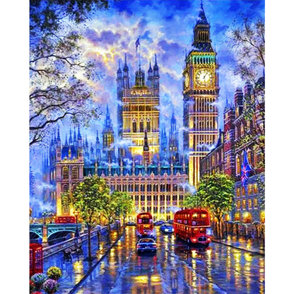 Paris Street - Full Square Drill Diamond Painting 40*50CM