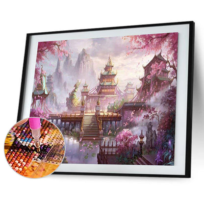 Ancient Palace - Full Round Drill Diamond Painting 50*40CM