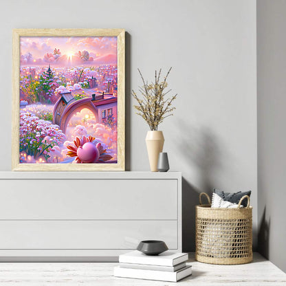 Dream Flower Manor - Full Round Drill Diamond Painting 30*40CM