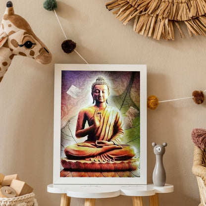 Buddha Statue - Full Round Drill Diamond Painting 40*50CM