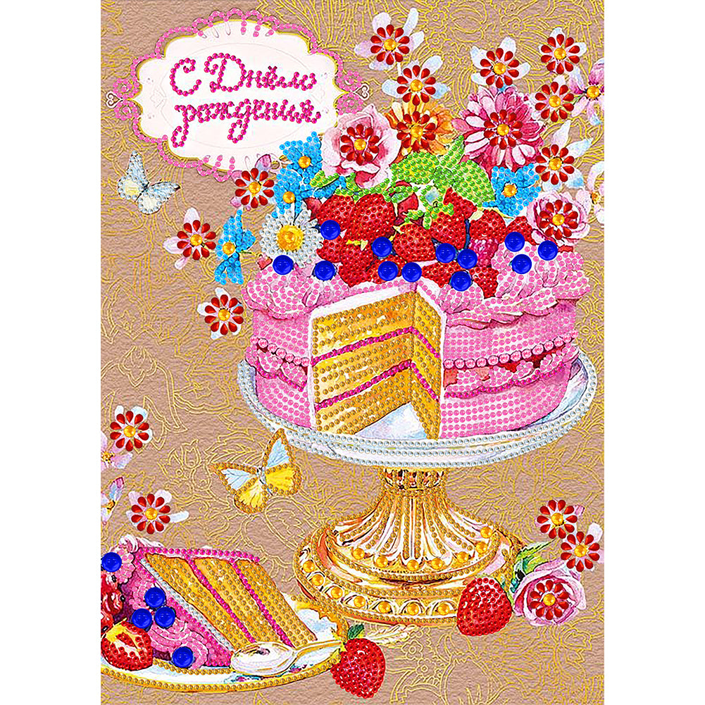 Exquisite Afternoon Tea - Special Shaped Drill Diamond Painting 30*40CM