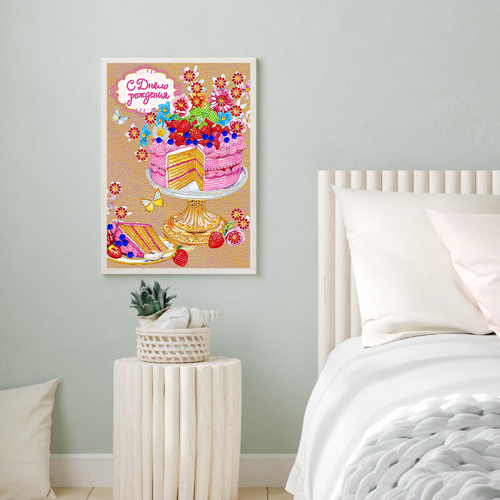 Exquisite Afternoon Tea - Special Shaped Drill Diamond Painting 30*40CM