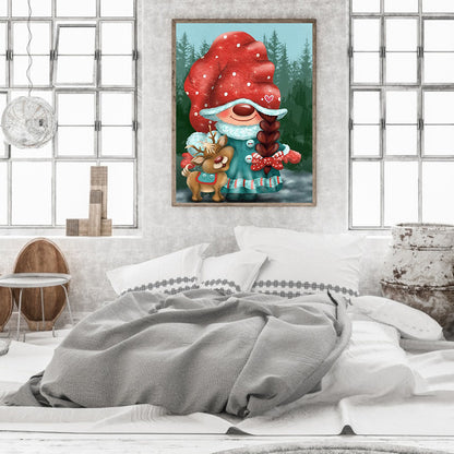 Goblin Girl - Full Round Drill Diamond Painting 30*40CM