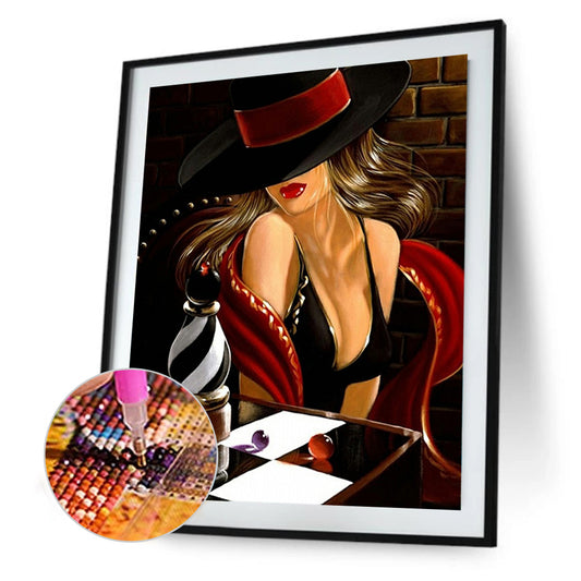 Sexy Girl - Full Round Drill Diamond Painting 40*50CM