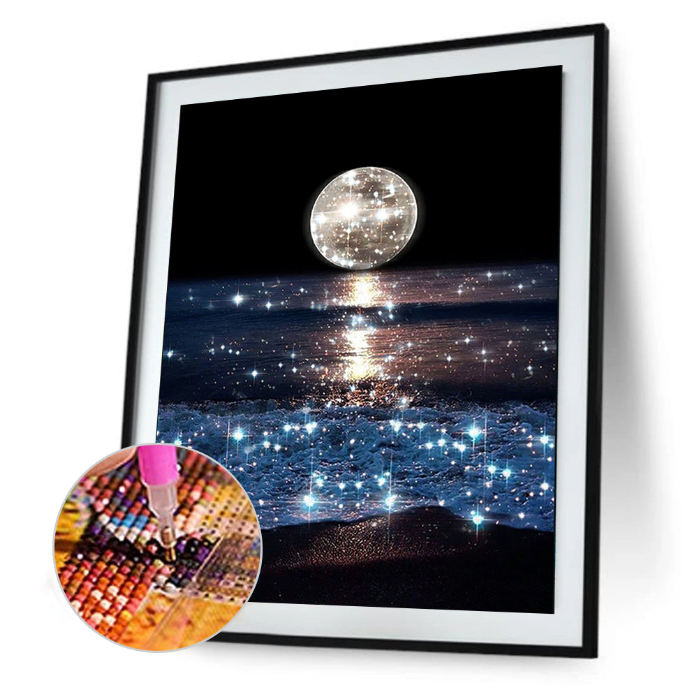 Romantic Beach - Full Round Drill Diamond Painting 40*50CM