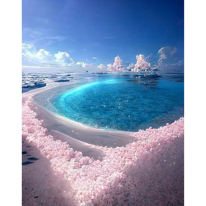 Romantic Seaside - Full Round Drill Diamond Painting 40*50CM