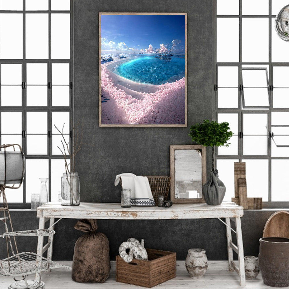 Romantic Seaside - Full Round Drill Diamond Painting 40*50CM