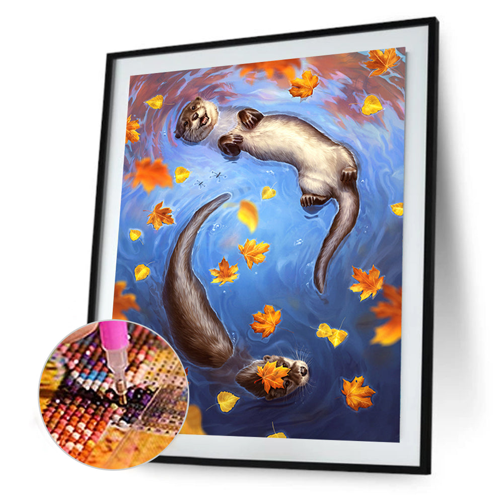 Water Lazy - Full Round Drill Diamond Painting 30*40CM