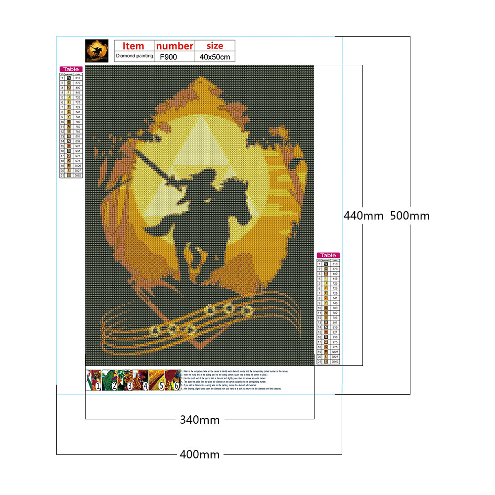 Epona Song - Full Square Drill Diamond Painting 40*50CM