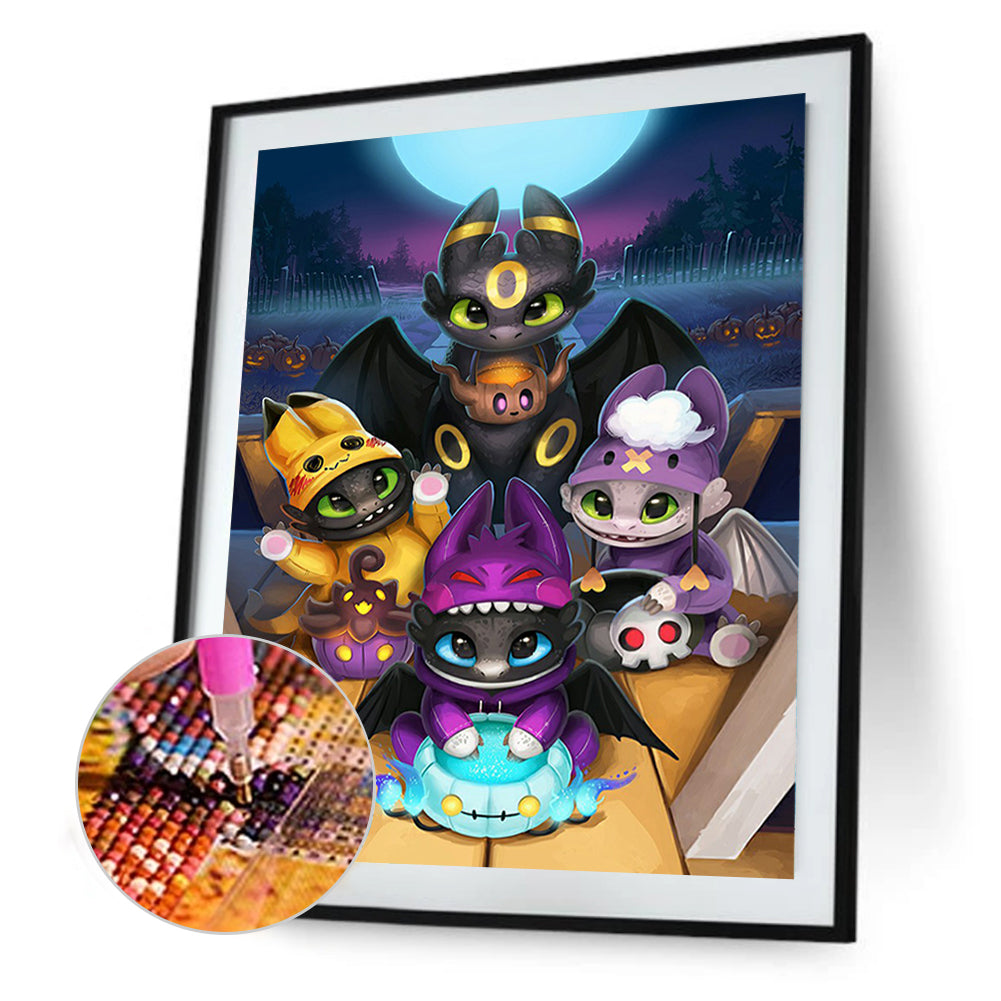 How To Train Your Dragon - Full Square Drill Diamond Painting 40*50CM