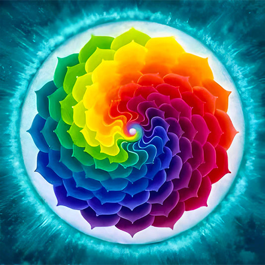 Color Mandala - Full Square Drill Diamond Painting 30*30CM