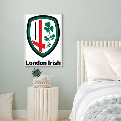 London Irish Rugby Club - Full Round Drill Diamond Painting 30*40CM