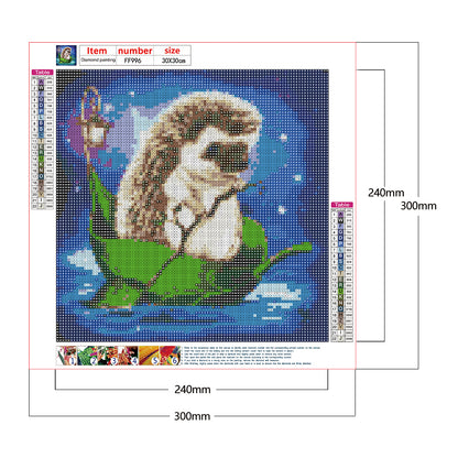 Hedgehog 30*30CM(Canvas) Full Square Drill Diamond Painting