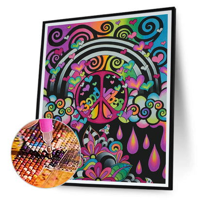 Clouds Raindrops - Full Round Drill Diamond Painting 30*40CM