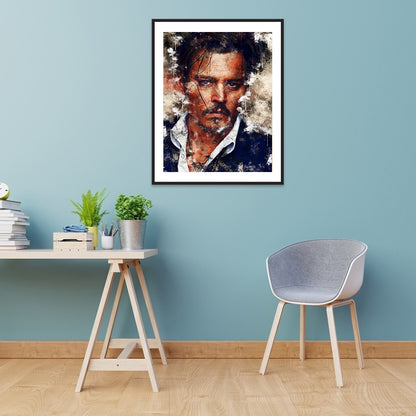 Johnny Depp Actor - Full Round Drill Diamond Painting 30*40CM