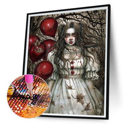 Bloodthirsty Warrior - Full Round Drill Diamond Painting 30*40CM