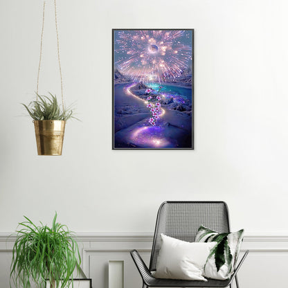 Purple Dream - Full Round Drill Diamond Painting 40*70CM