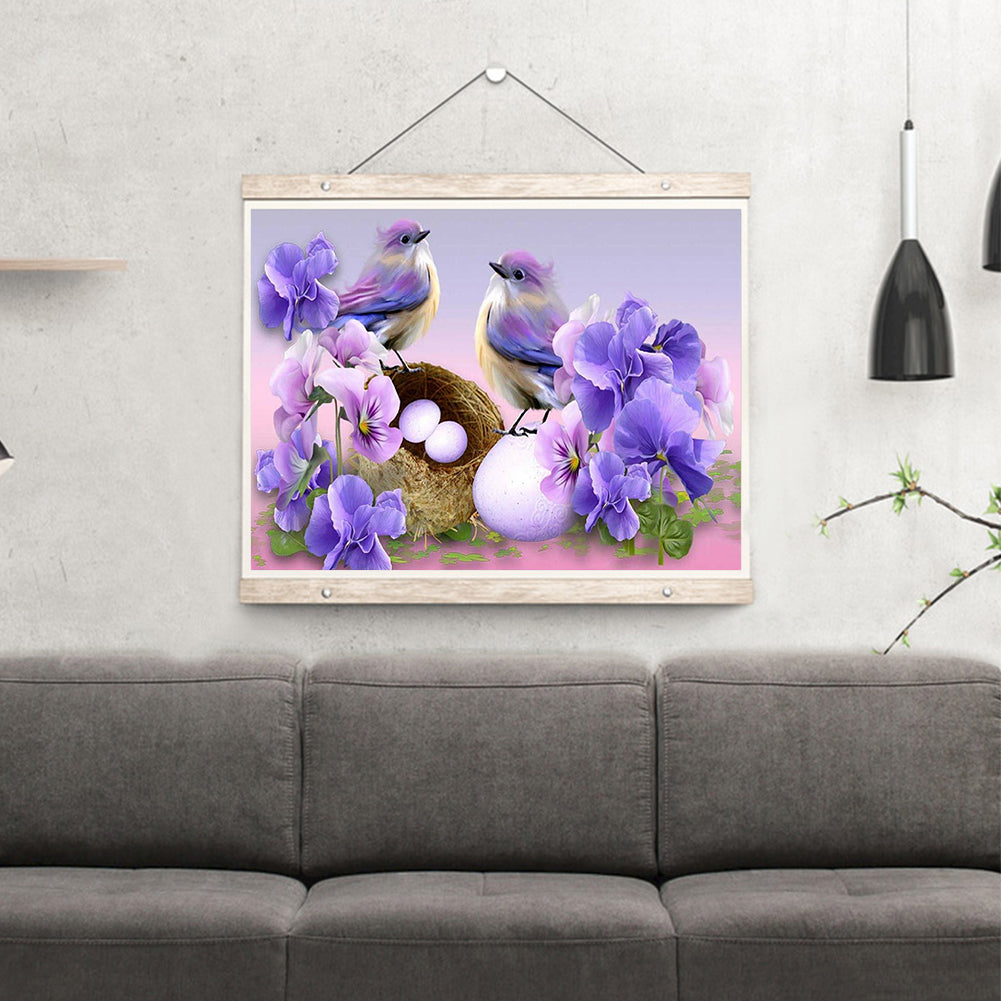 Phalaenopsis Bird - Full Square Drill Diamond Painting 40*30CM