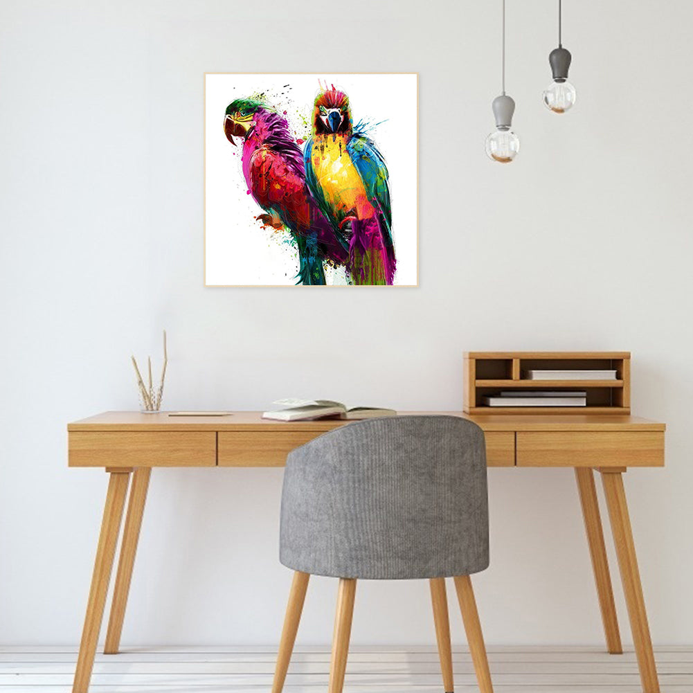 Parrot - Full Square Drill Diamond Painting 30*30CM