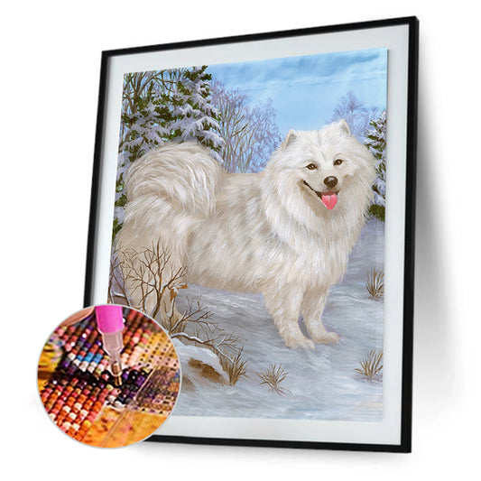 Dog 30*40CM(Canvas) Full Square Drill Diamond Painting