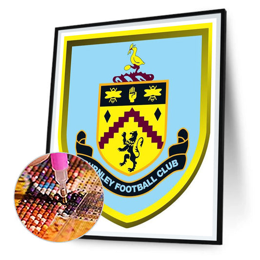 Burnley Football Club - Full Round Drill Diamond Painting 40*50CM