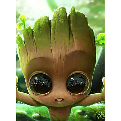 Groot 40*50CM(Canvas) Full Round Drill Diamond Painting