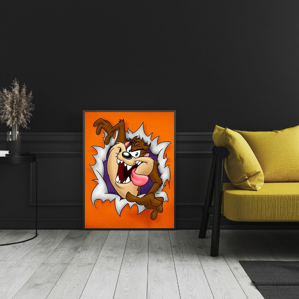 Big Mouth Monster - Full Round Drill Diamond Painting 40*50CM