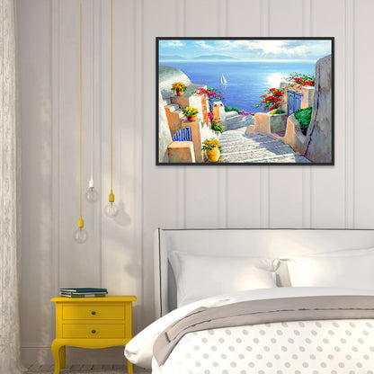 Seaside - Full Round Drill Diamond Painting 50*40CM