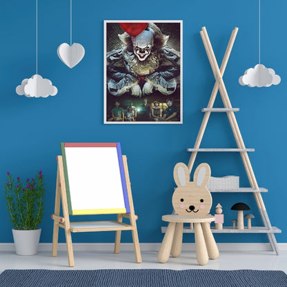 Clown Back - Full Round Drill Diamond Painting 40*50CM