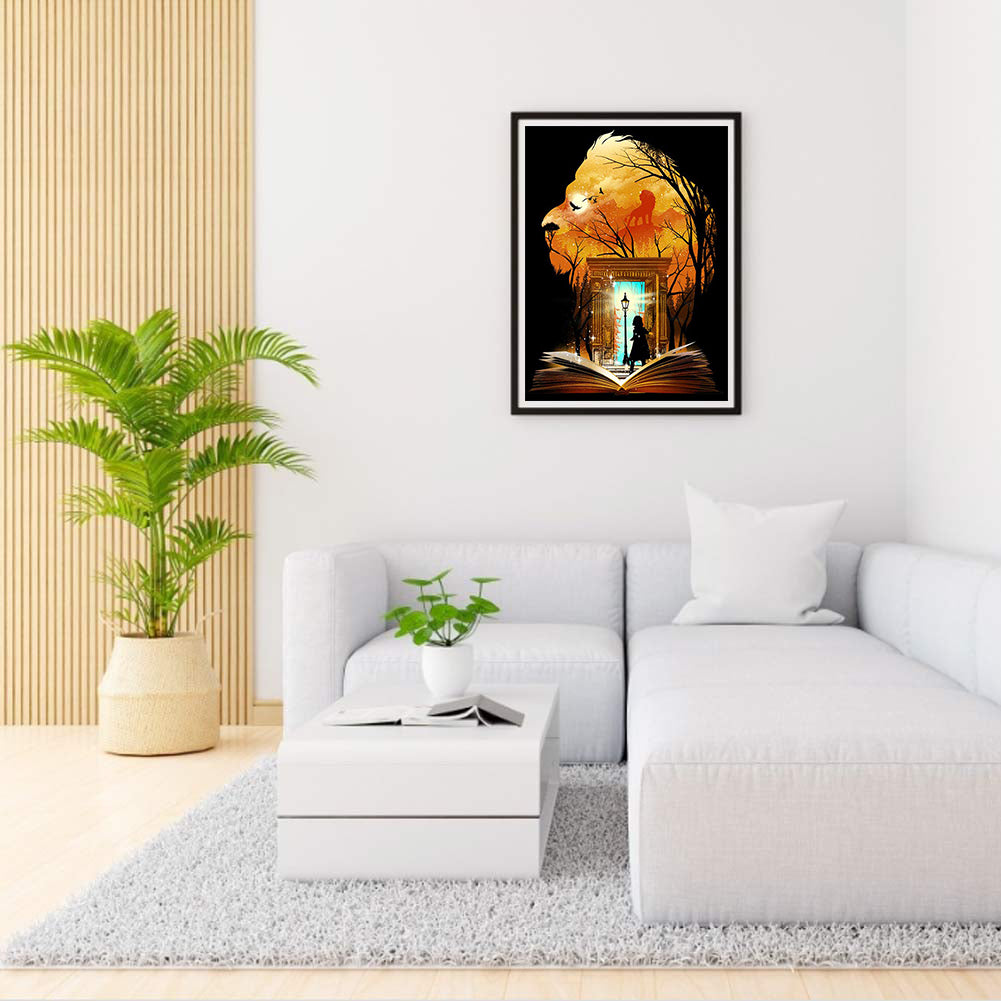 The Book Of The Lion And The Witch In The Chronicles Of Narnia 40*50CM(Canvas) Full Round Drill Diamond Painting