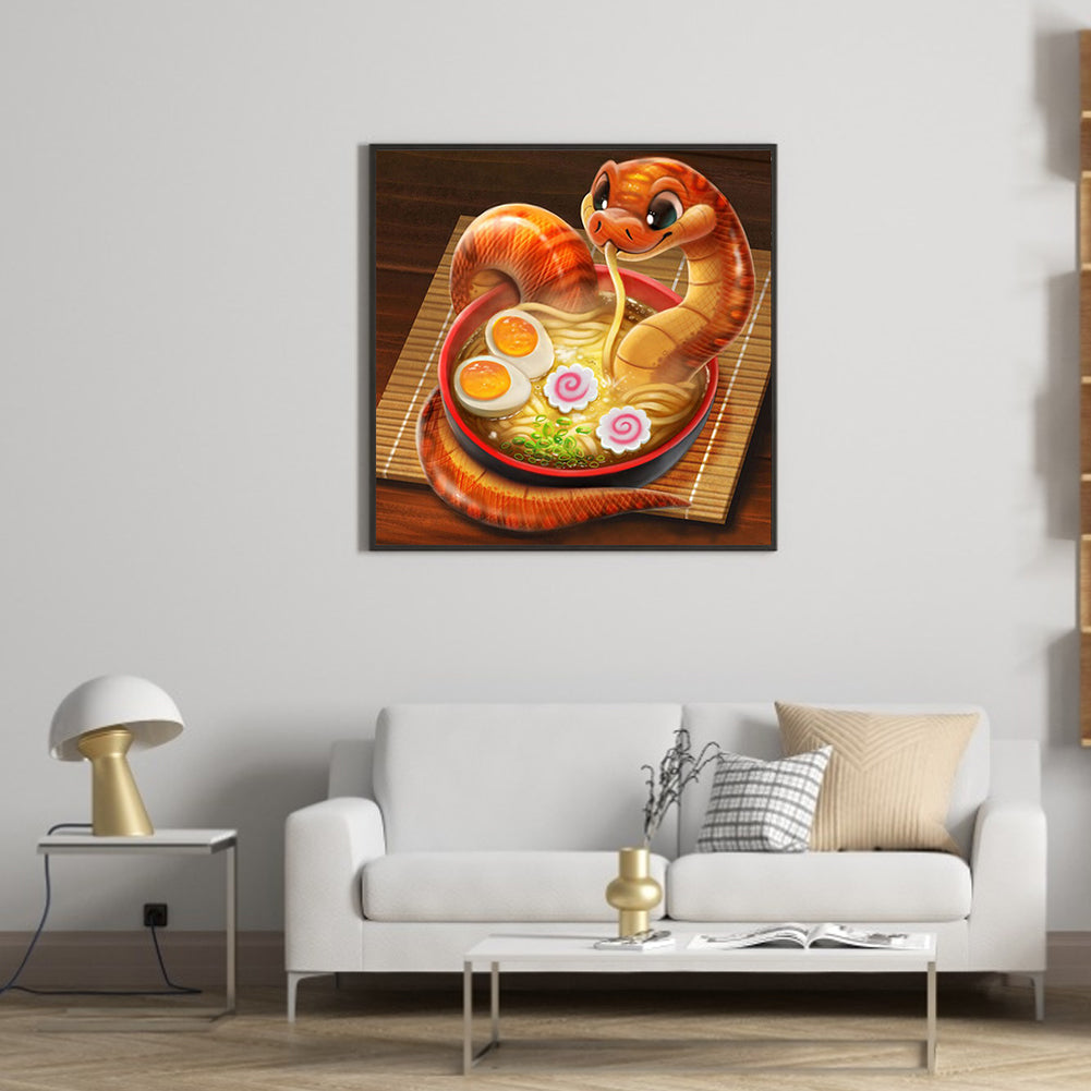 Dangerous Noodle - Full Round Drill Diamond Painting 30*30CM