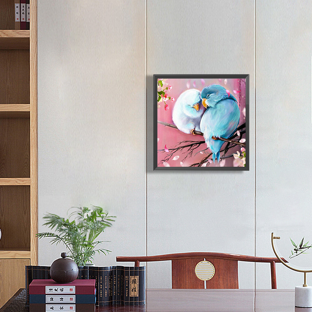 A Pair Of Parrots - Full Round Drill Diamond Painting 30*30CM